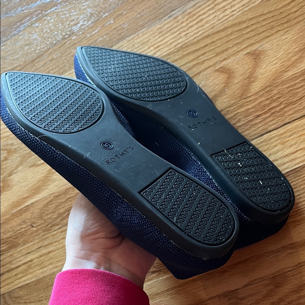 Rothy's The Pointe flat, Women’s Size W8 - Navy - Picture 6 of 6